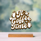 Cute café temps mot art (Neutre)