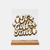 Cute café temps mot art (Recto)