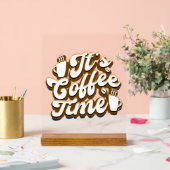 Cute café temps mot art (Mariage)