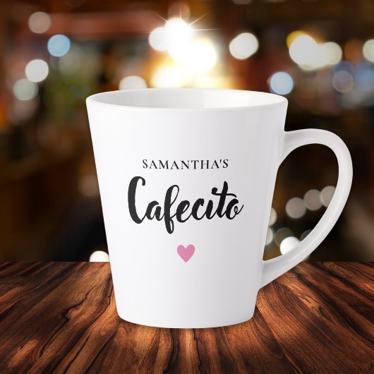 Cute Cafecito Latte Mug Personnalisé