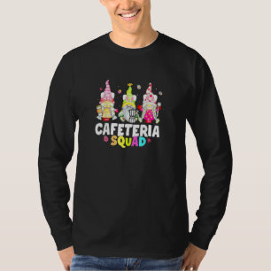 Cute Cafeteria Squad Happy Paasdag Gnome Vrouwen T-shirt