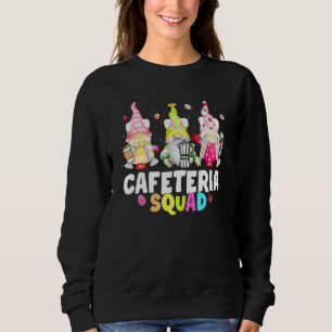 Cute Cafeteria Squad Happy Paasdag Gnome Vrouwen Trui