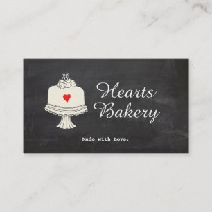 Cute Cake Bake Shop Caterer Visitekaartje