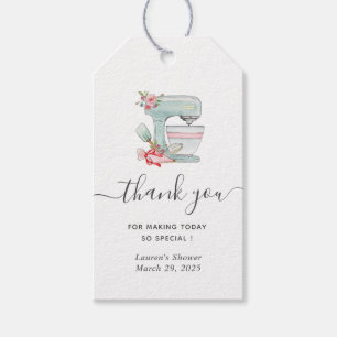 Cute Cake mixer Vrijgezellenfeest Dank u Gift Labe Cadeaulabel