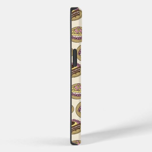 Cute Cake Pattern, gepersonaliseerd Case-Mate iPhone Case (Achterkant / Rechts)