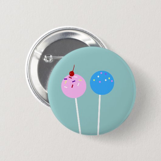 CUTE Cake Pop Button (Voorkant /achterkant)