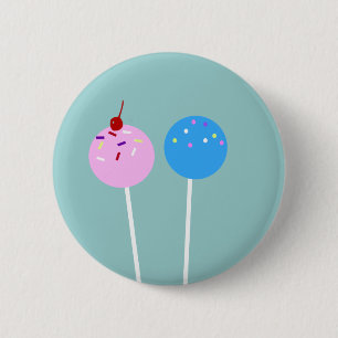 CUTE Cake Pop Button