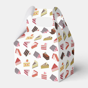 Cute Cake Variety Pattern Bedankdoosjes
