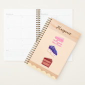 Cute Cakes Dessert Cafe with Name Planner (Devant avec enveloppe)