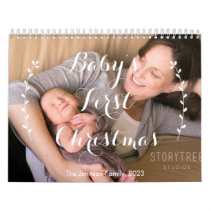 Cute Calendar 2023 Babies First Kerstmis Kalender