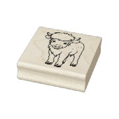 Cute Calf Rubberstempel (Stempel)