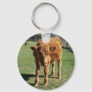Cute Calf-Sleutelhanger Sleutelhanger