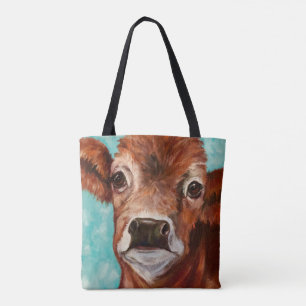 Cute Calf-Tas in Aqua Draagtas