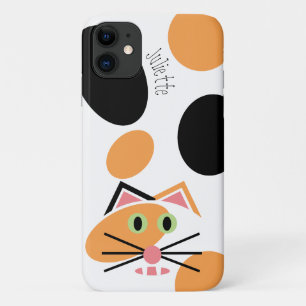 Cute Calico Cat iPhone 11 Hoesje
