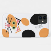 Cute Calico Cat Case-Mate iPhone Case (Achterkant (horizontaal))