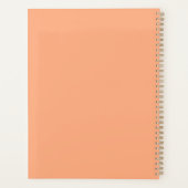 Cute Calico Cat École Cat Planificateur de chat (Dos)