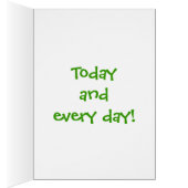 Cute Calico Cat Love Salutation (Intérieur (Droit))