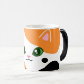 Cute Calico Chat Mug (Devant droit)