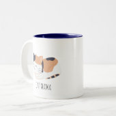 Cute Calico Chat Mug personnalisée (Devant gauche)