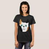 Cute Calico Kitty Cat Fun Adorable Kitten T-shirt (Voorkant volledig)