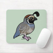 Cute California Quail Muismat (Met muis)
