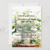Cute Calla Lily Fleurs Invitations Anniversaire Fê (Devant)