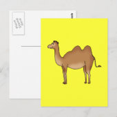 Cute camel briefkaart (Voorkant / Achterkant)