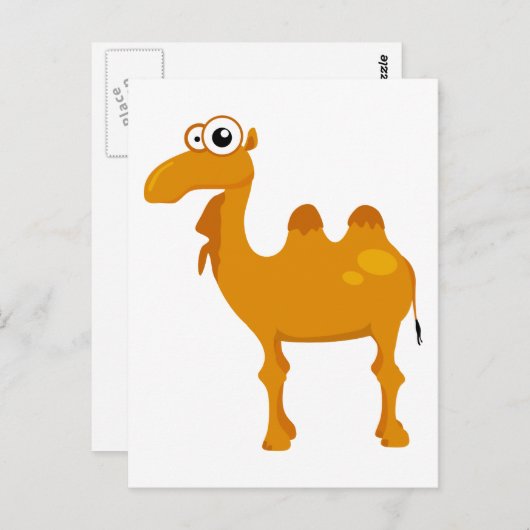 Cute camel briefkaart (Voorkant / Achterkant)