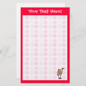 Cute Camel Briefpapier (Voorkant / Achterkant)