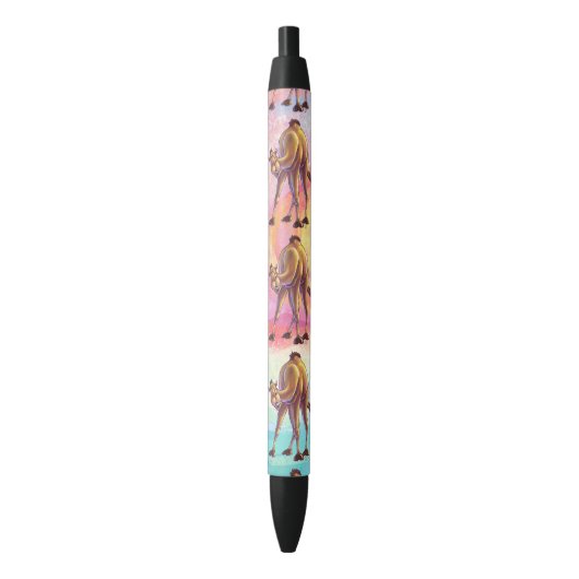 Cute Camel Kantoor Accessoires Zwarte Inkt Pen (Voorkant Verticaal)