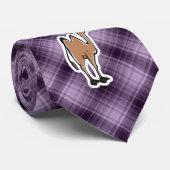 Cute Camel Paars Stropdas (Opgerold)