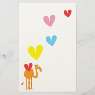 Cute Camel Stationery Briefpapier