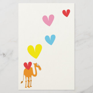 Cute Camel Stationery Briefpapier