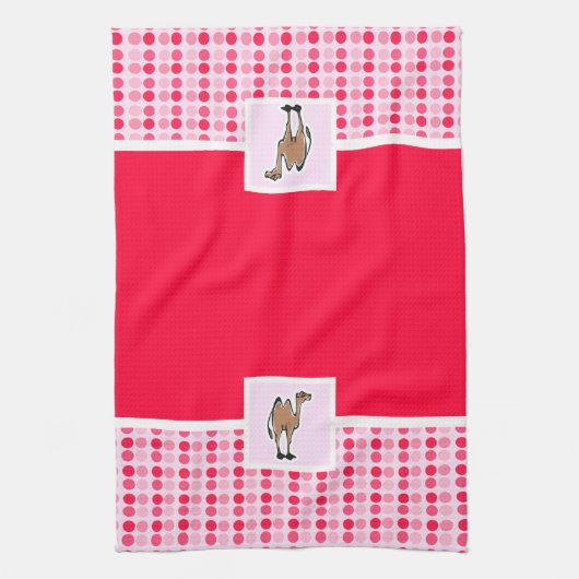 Cute Camel Theedoek (Verticaal)