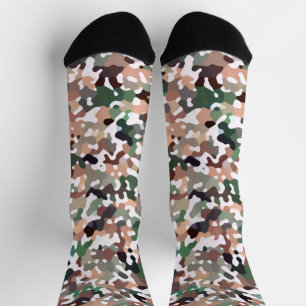Cute Camo Multicolored Pattern Sokken