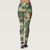 Cute Camouflage-leggings Leggings (Achterkant)