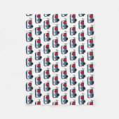 Cute Camper Fleece Deken (Voorkant)
