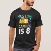 Cute Camper is 8 auto-home crème T-shirt (Voorkant)