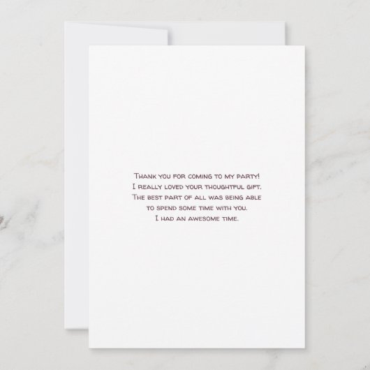 Cute Camping Merci Motif à thème (Dos)