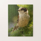 Cute Canada Jay / Grey Jay / Whiskeyjack Legpuzzel (Verticaal)