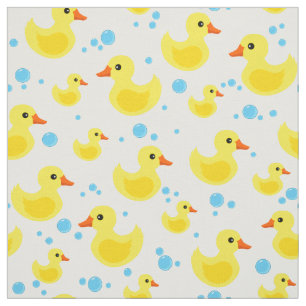 Cute canard en caoutchouc tissu motif