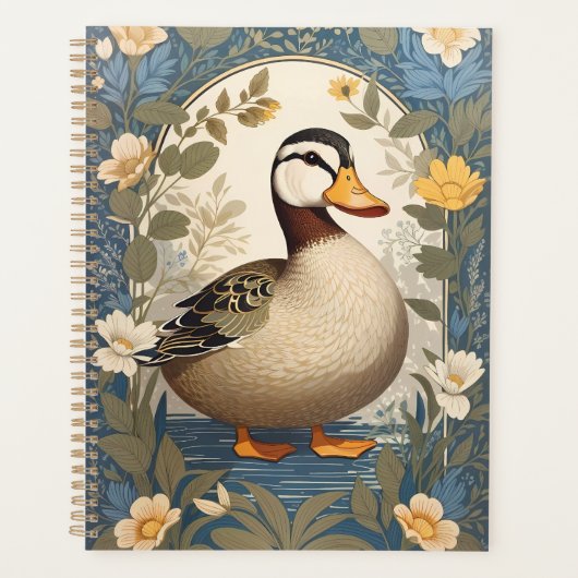 Cute Canard Vintage Floral Nature Inspiré (Devant)