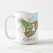 Cute Cancer Crab Koffiemok (Links)