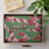 Cute Candy Cane Decoration Kerstmis Tissuepapier (Geschenk)