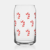 Cute Candy Cane kerst Blikvorm Glas (Links)