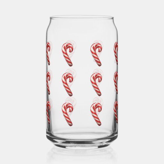 Cute Candy Cane Pattern Christmas (Verso)