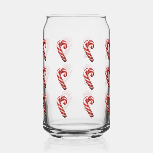 Cute Candy Cane Pattern Christmas (Gauche)