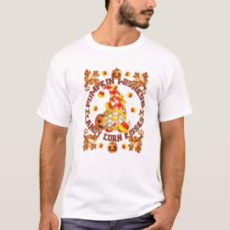 Cute Candy Corn Gnome voor vrouwen T-shirt