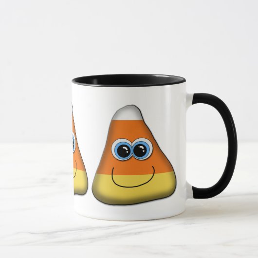 Cute Candy Corn Halloween mug (Droite)