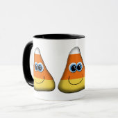Cute Candy Corn Halloween mug (Devant gauche)